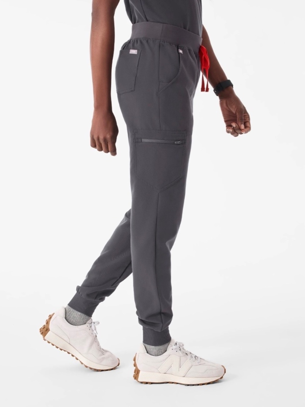 FIGS Zamora Jogger Scrub Pant Charcoal Grey Women’s Medium